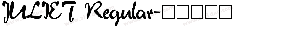 JULIET Regular字体转换